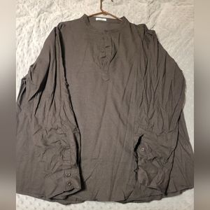 MENS SIZE XXL TINKWELL LONG SLEEVE CASUAL SHIRT